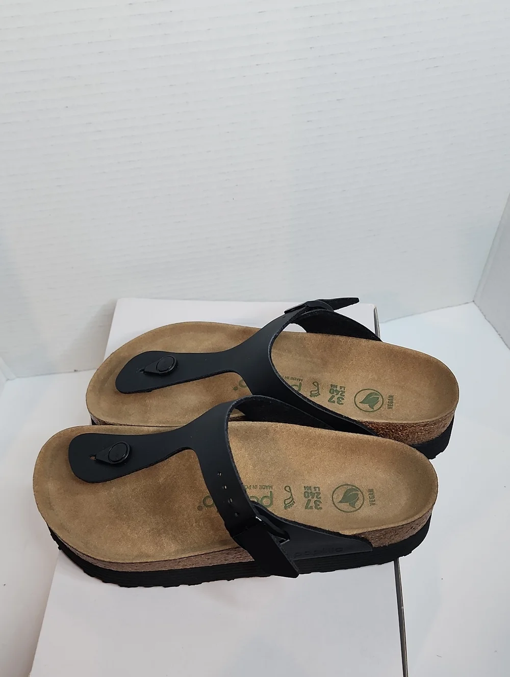 Birkenstock Papillio Vegan Platform Gizeh Sandal NWT Size 37 6 To 6.50